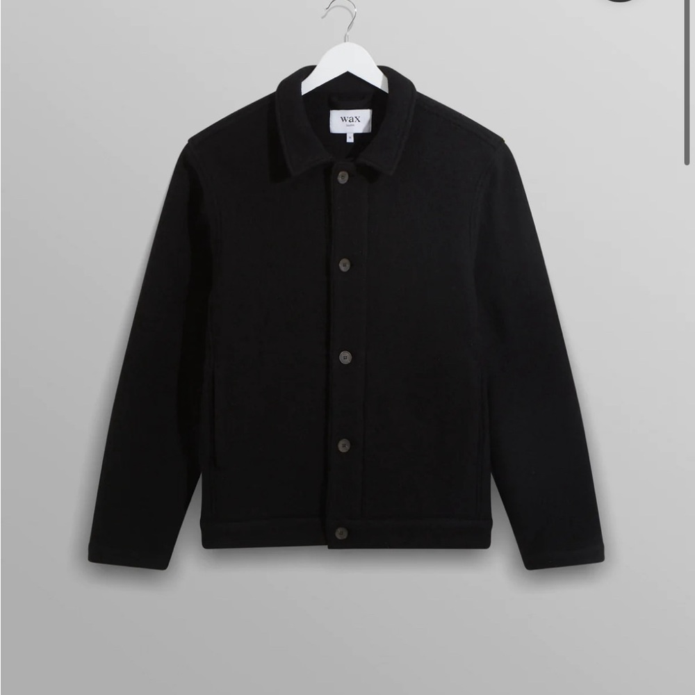 Men’s Black Wax London Iggy Jacket New With Tags Size Medium